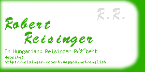 robert reisinger business card